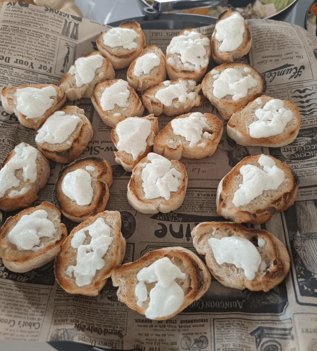 Salade fraîche avec chèvre
